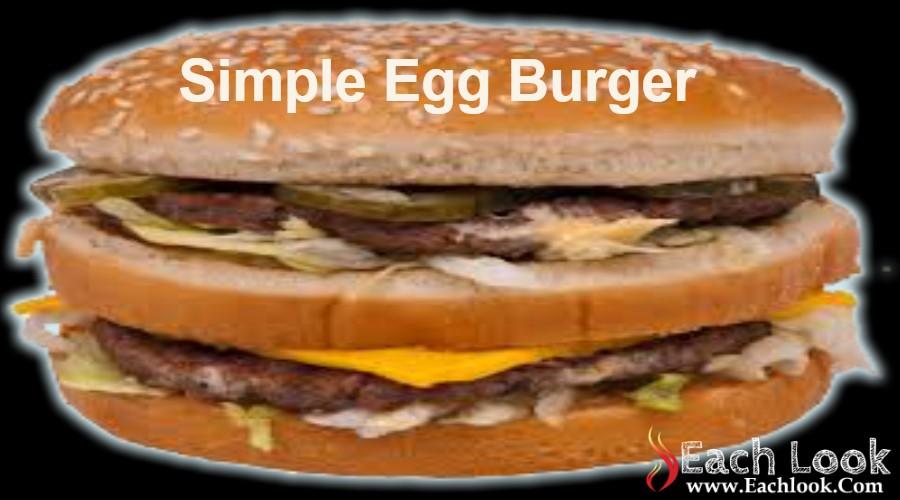 Simple Egg Burger