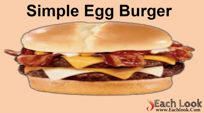 Simple Egg Burger