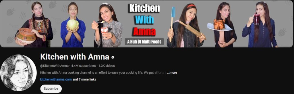 Kitchen with Amna Richest Youtuber 2024